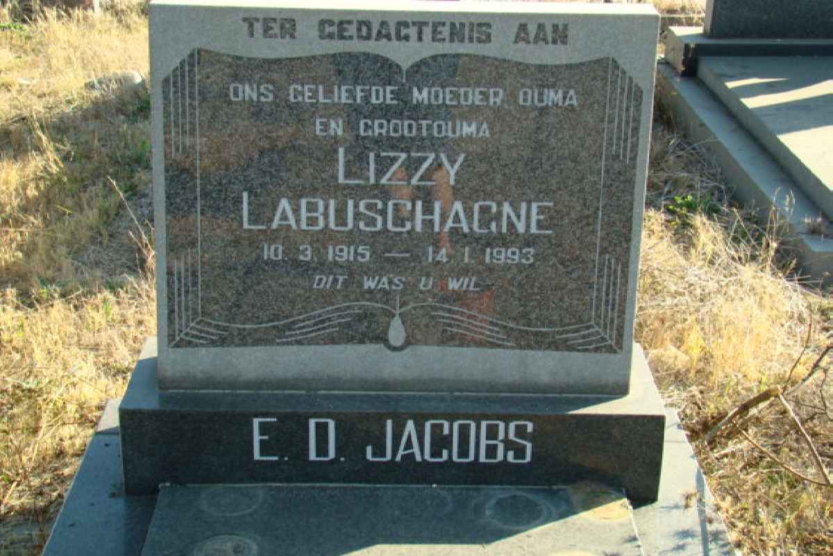 LABUSCHAGNE Lizzy 1915-1993