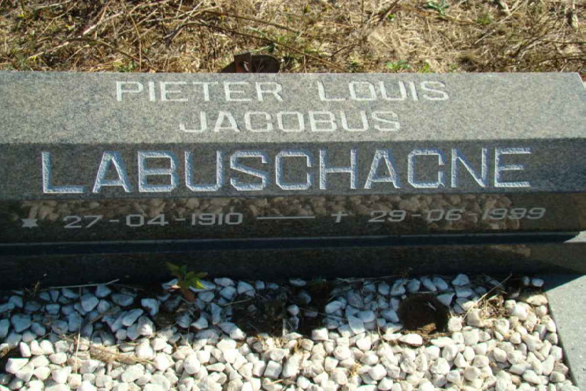 LABUSCHAGNE Pieter Louis Jacobus 1910-1999