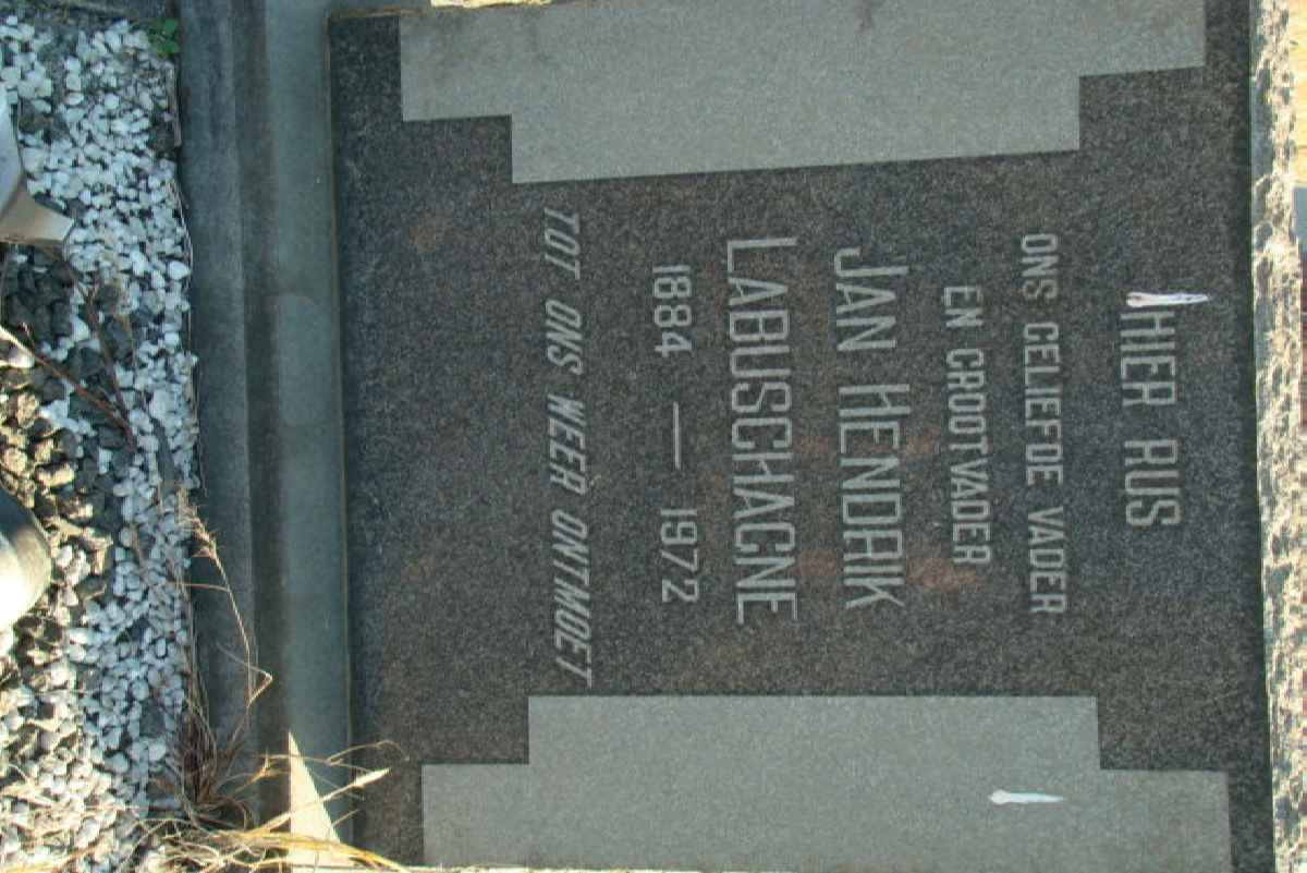 LABUSCHAGNE Jan Hendrik 1884-1972