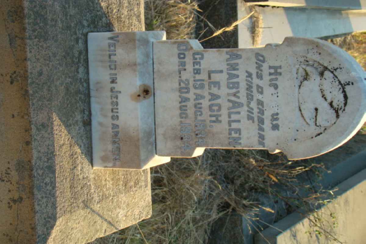 LEACH Anaby Allen 1934-1934