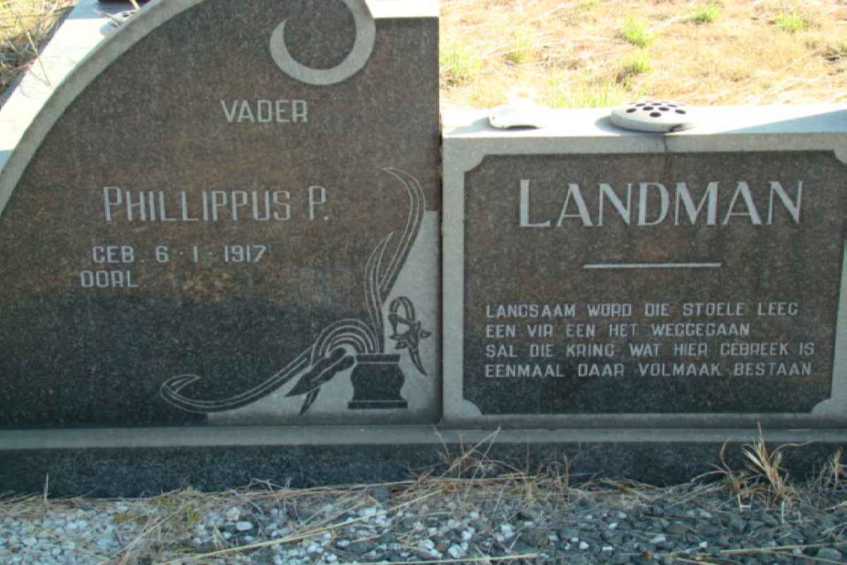 LANDMAN Phillippus P. 1917-
