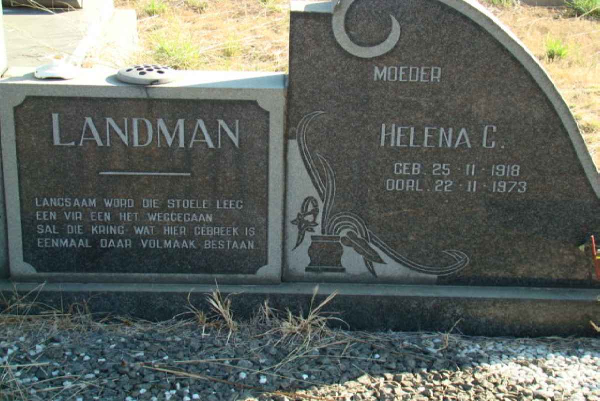 LANDMAN Helena C. 1918-1973