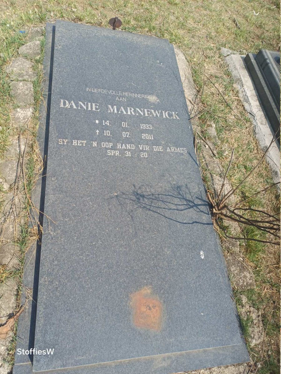 MARNEWICK Danie 1933-2011