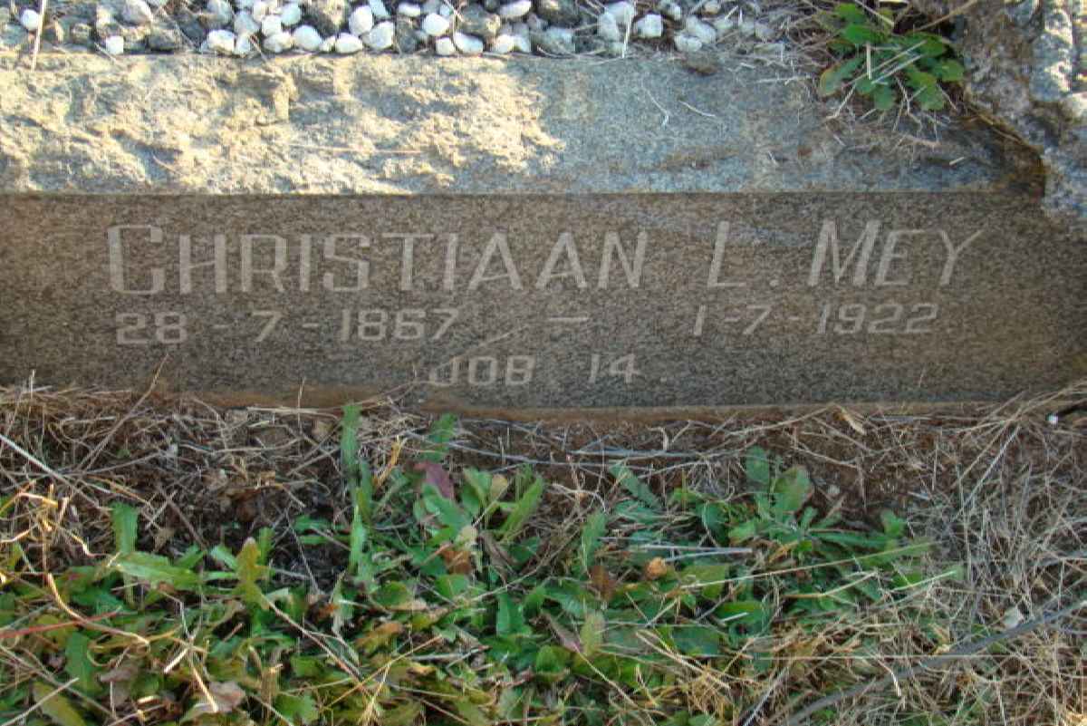 MEY Christiaan L. 1867-1922
