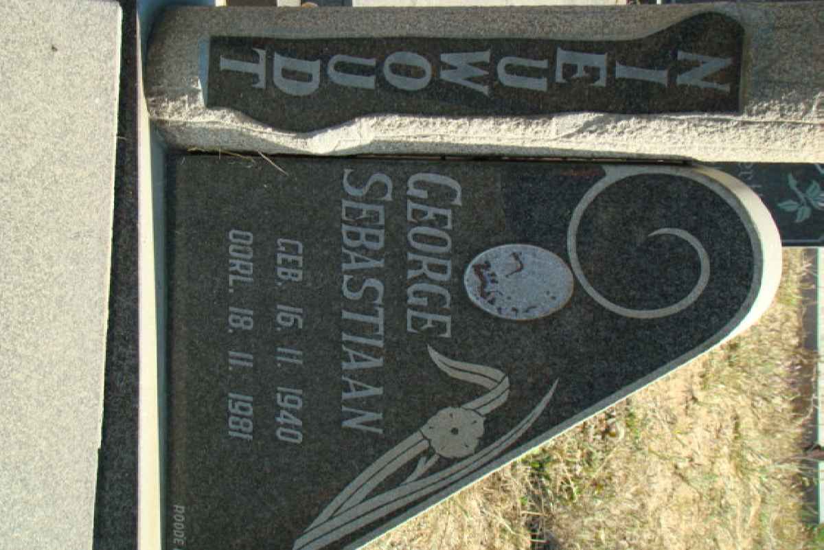 NIEUWOUDT George Sebastiaan 1940-1981