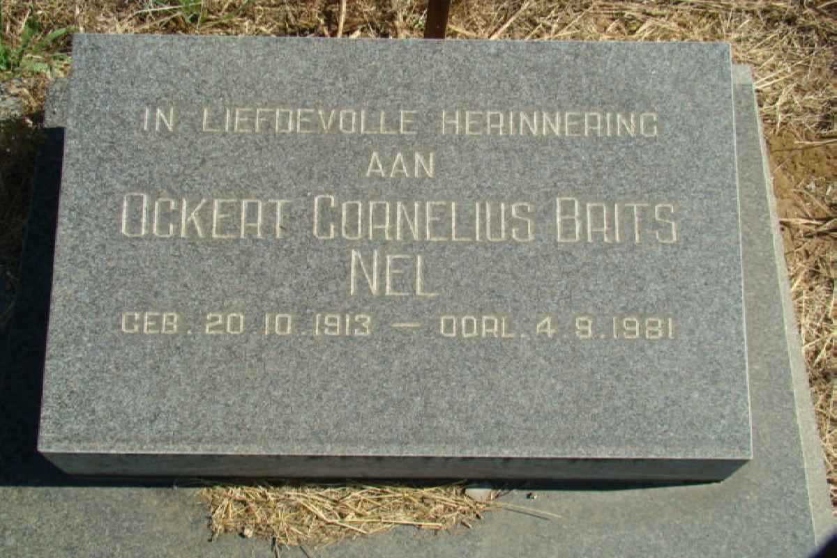 NEL Ockert Cornelius Brits 1913-1981