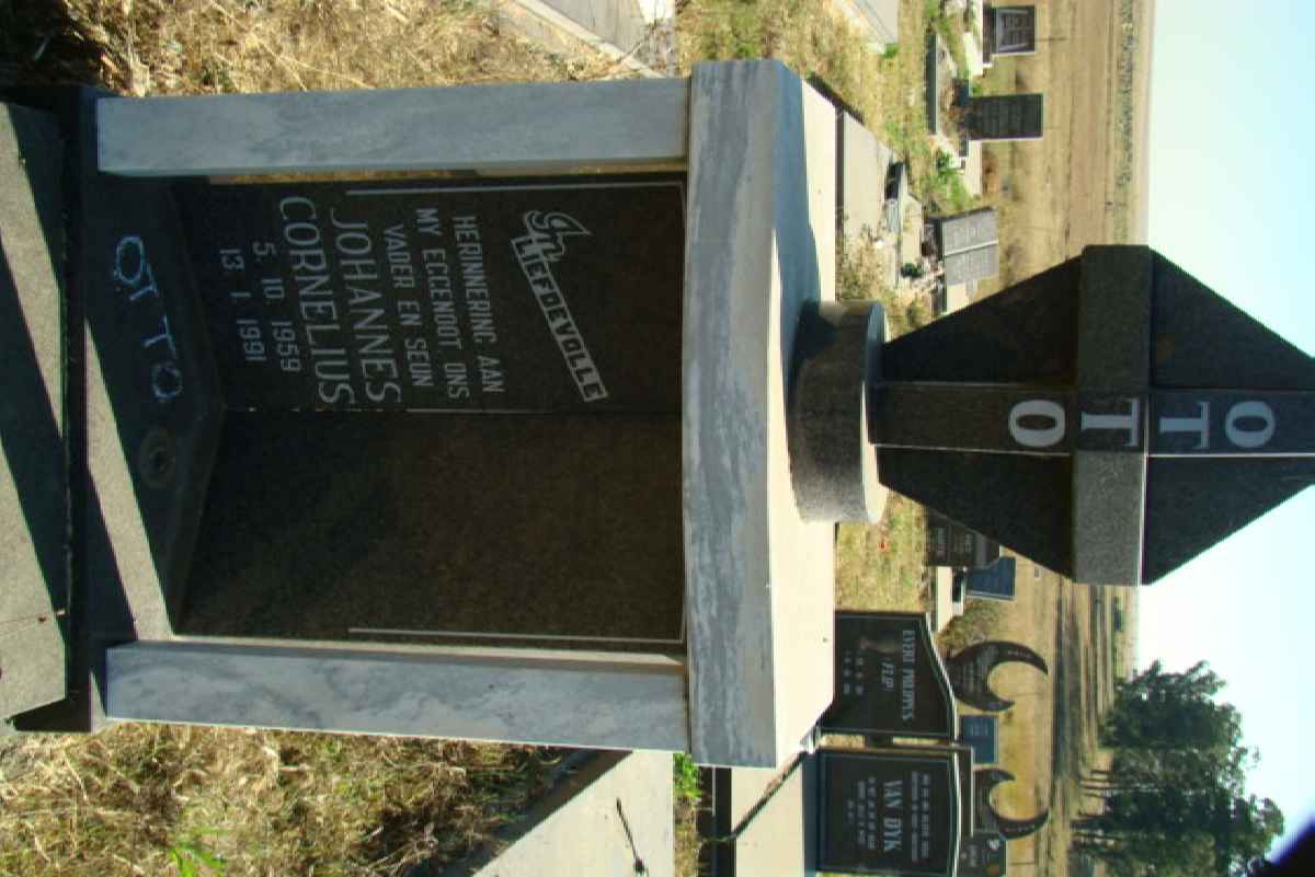 OTTO Johannes Cornelius 1959-1991