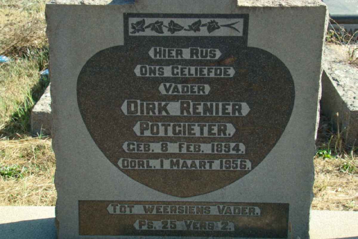 POTGIETER Dirk Renier 1894-1956
