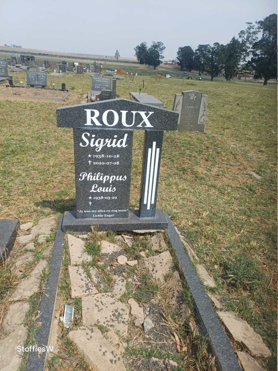 ROUX Sigrid 1938-2020 & Philippus Louis 1938-  
