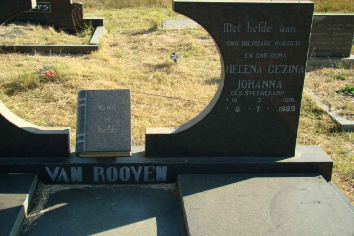 ROOYEN Helena Gezina Johanna, van nee STEENEKAMP 1915-1989