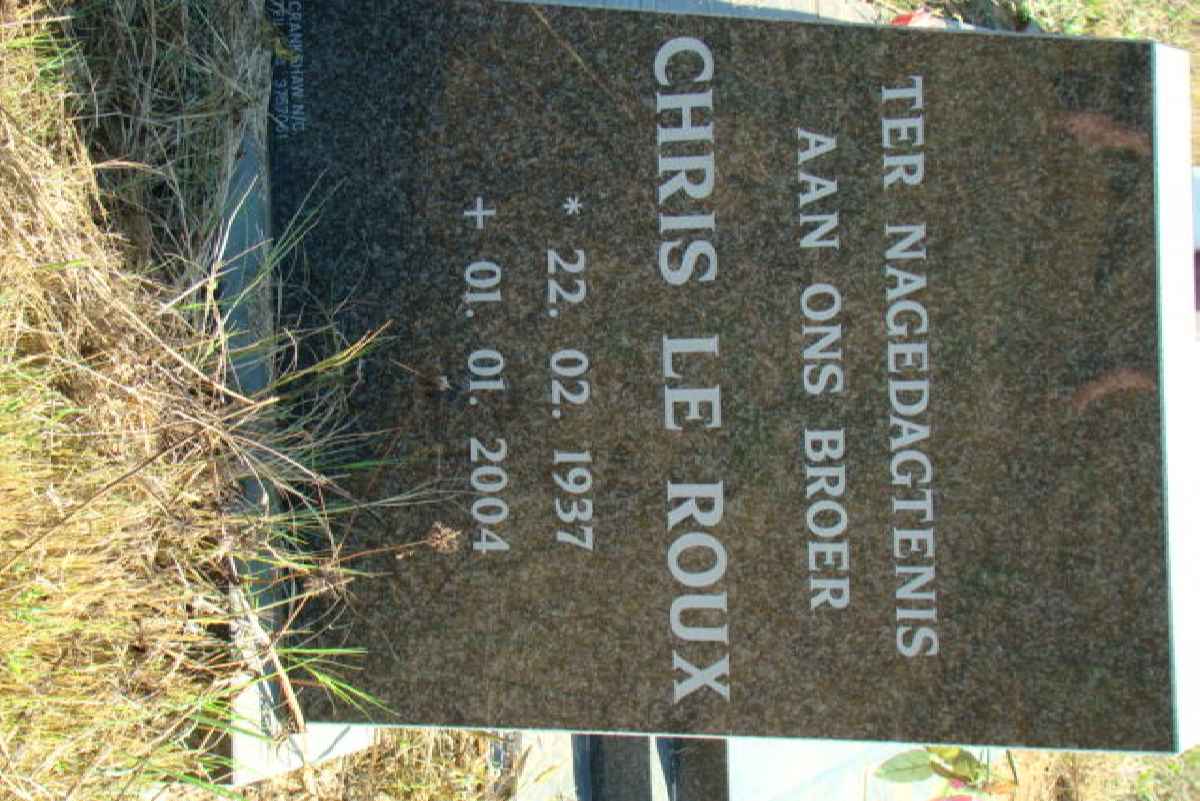 ROUX Chris, le 1937-2004