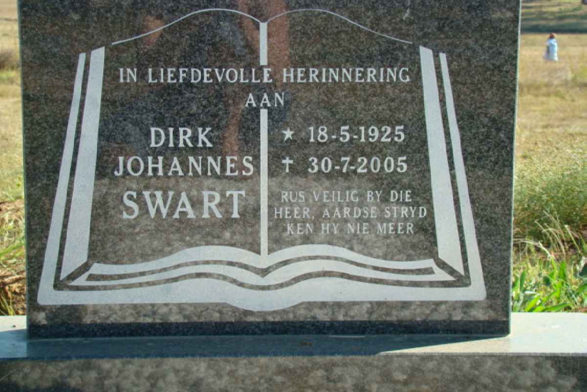 SWART Dirk Johannes 1925-2005