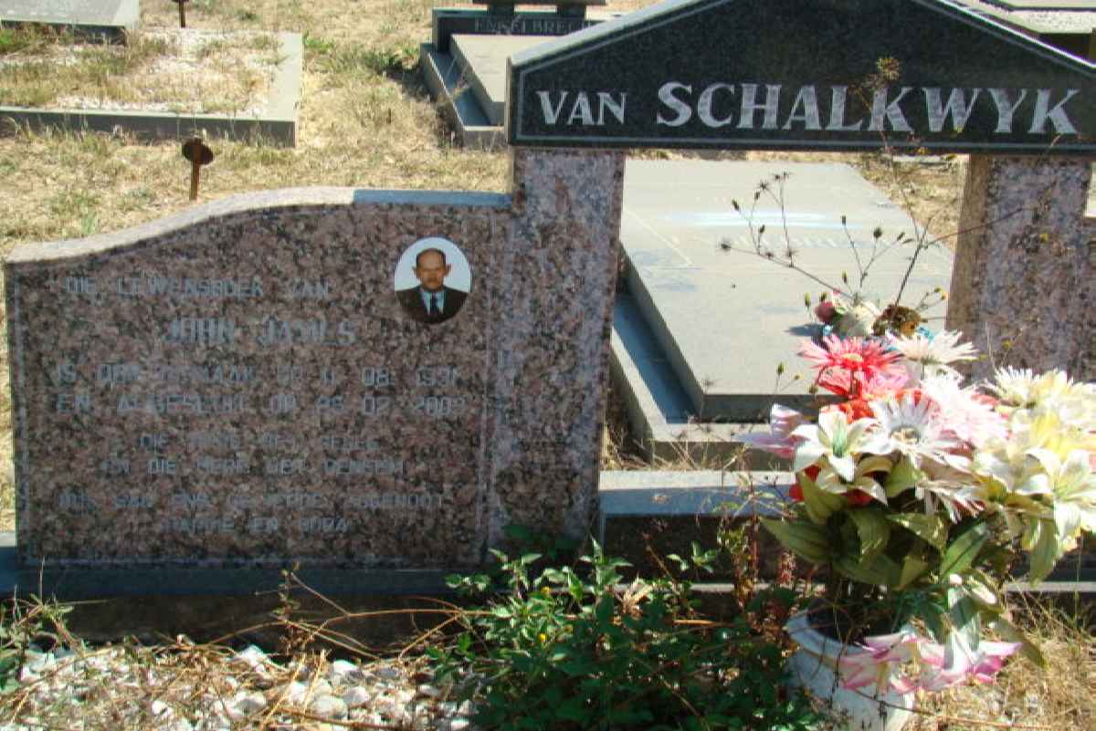 SCHALKWYK John, van 1931-2003