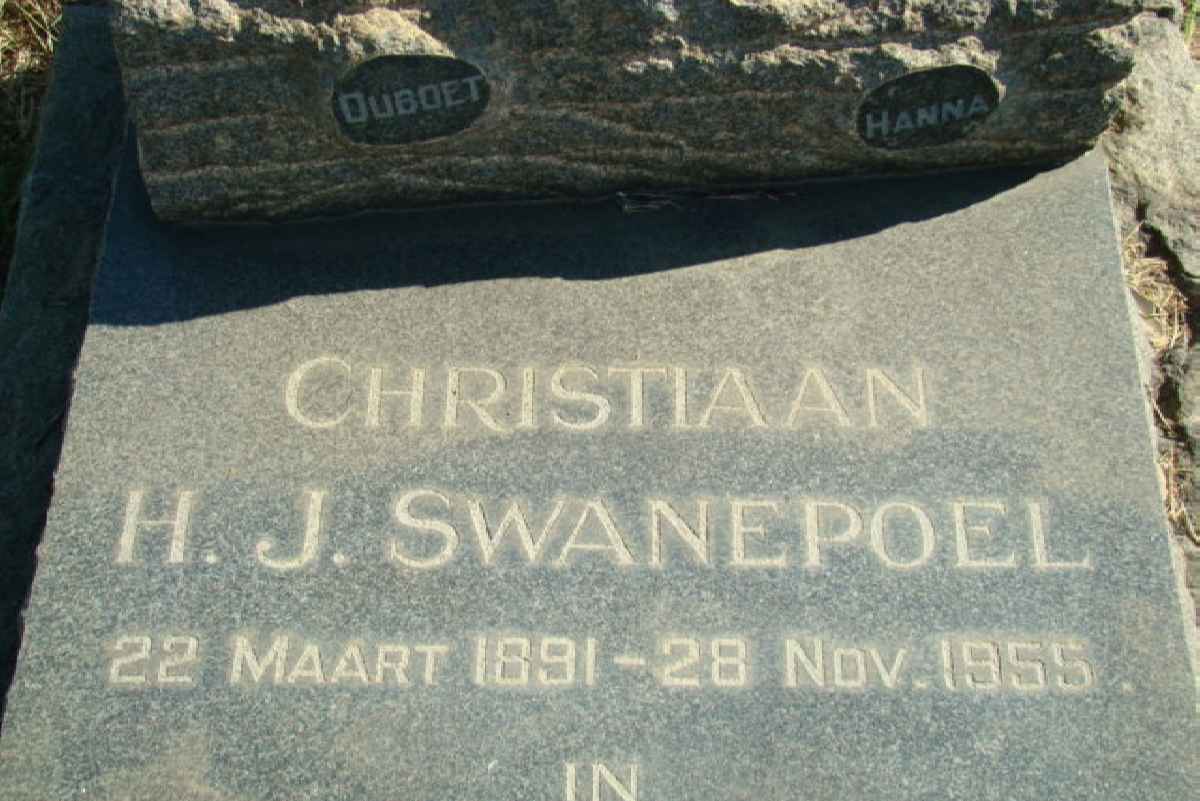 SWANEPOEL Christiaan H.J. 1891-1955