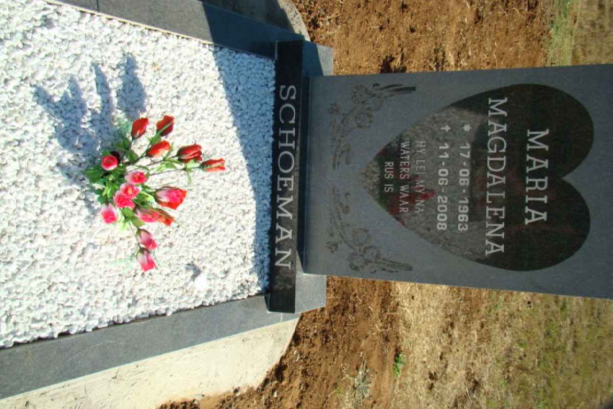 SCHOEMAN Maria Magdalena 1963-2008