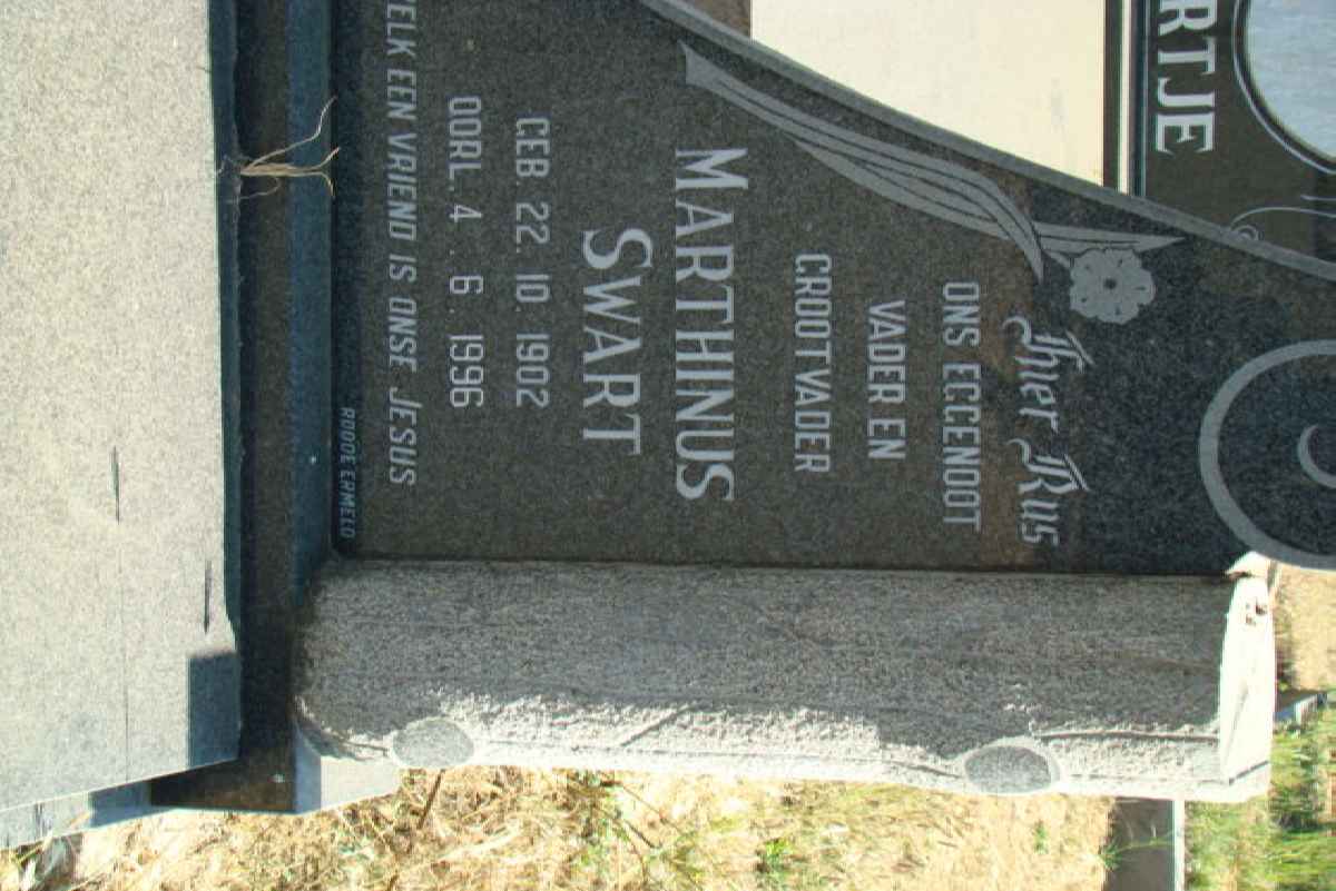 SWART Marthinus 1902-1996