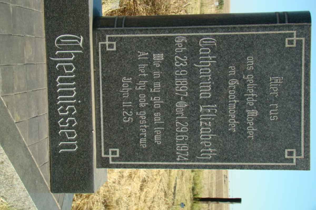 THEUNISSEN Catharina Elizabeth 1897-1974