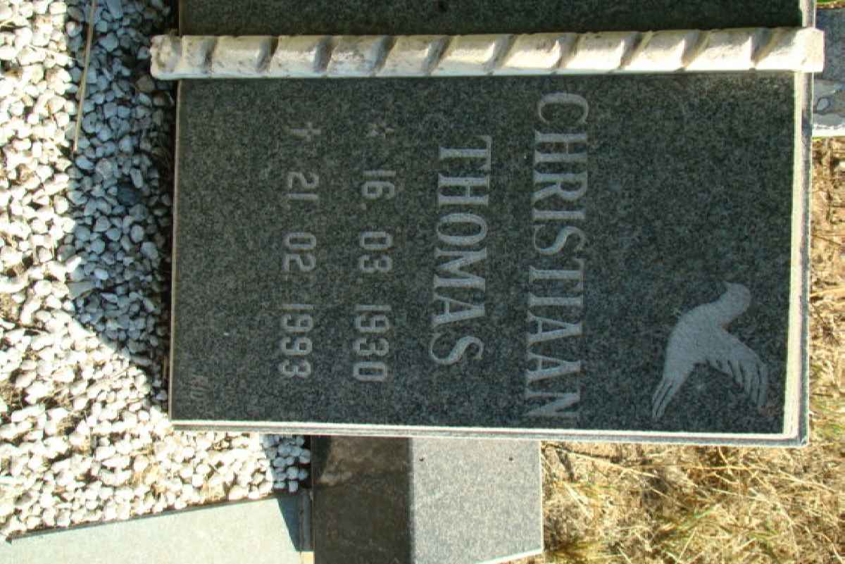 THOMAS Christiaan 1930-1993