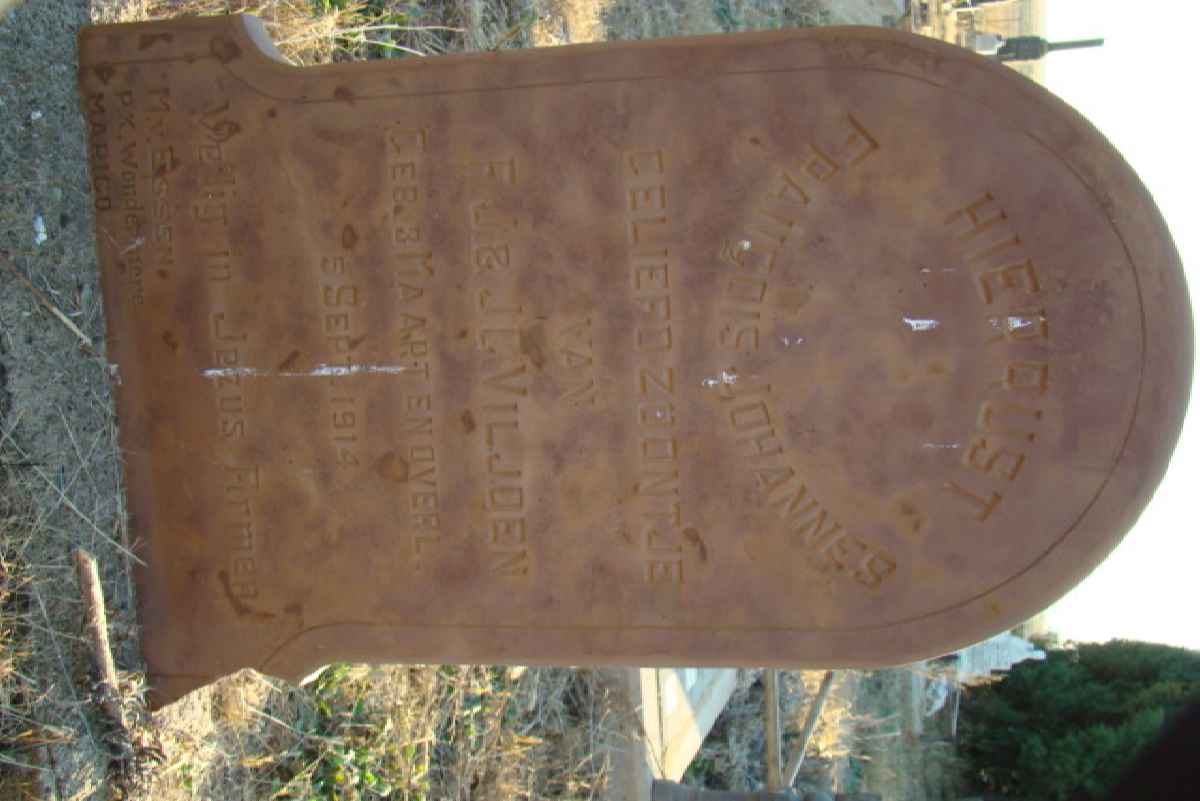 VILJOEN Francois Johannes  1914-1914