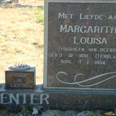 VENTER Louis Francois 1900-1974 & Margaritha Louisa voorheen VAN HEERDEN nee TERBLANCHE 1991-1994 _2