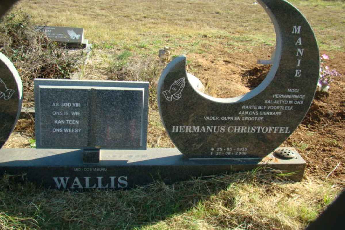 WALLIS Hermanus Christoffel 1935-2006