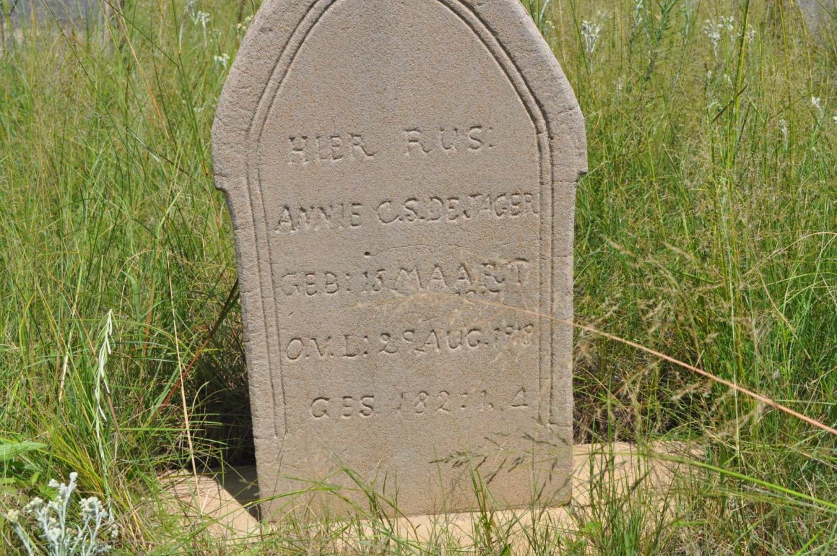 JAGER Annie C.S., de 1918-1918