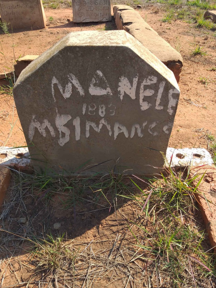 MSIMANGO Manele 1883-