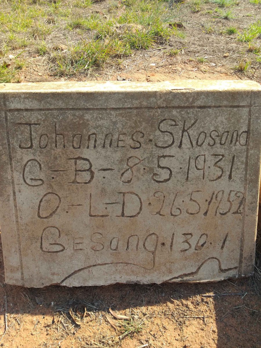 SKOSANA Johannes 1931-1952