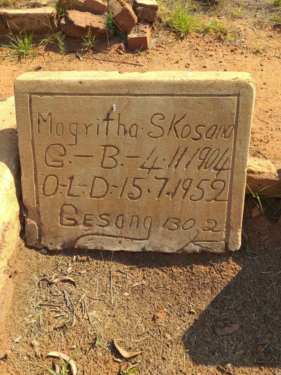 SKOSANA Magritha 1904-1952