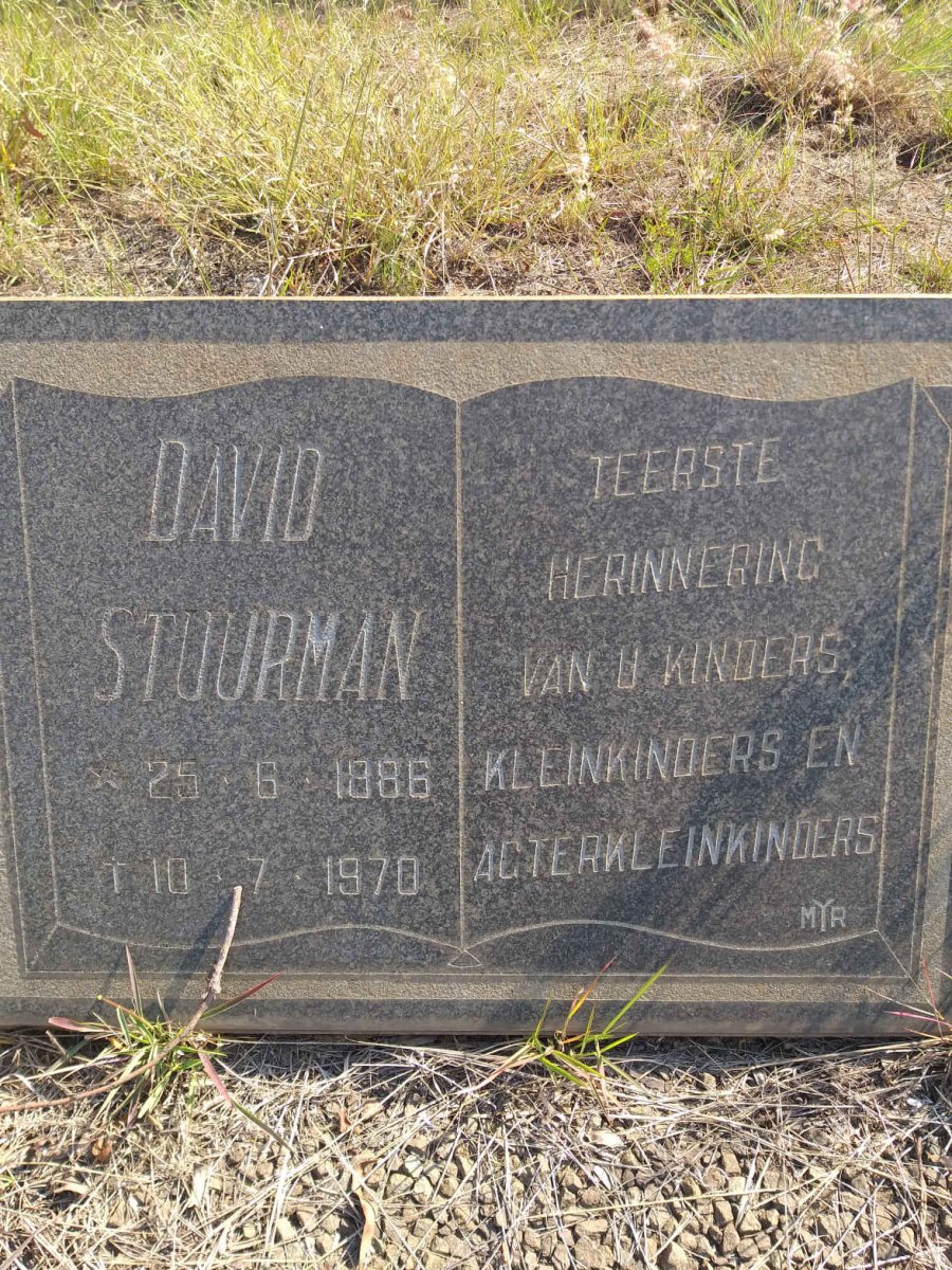 STUURMAN David 1886-1970