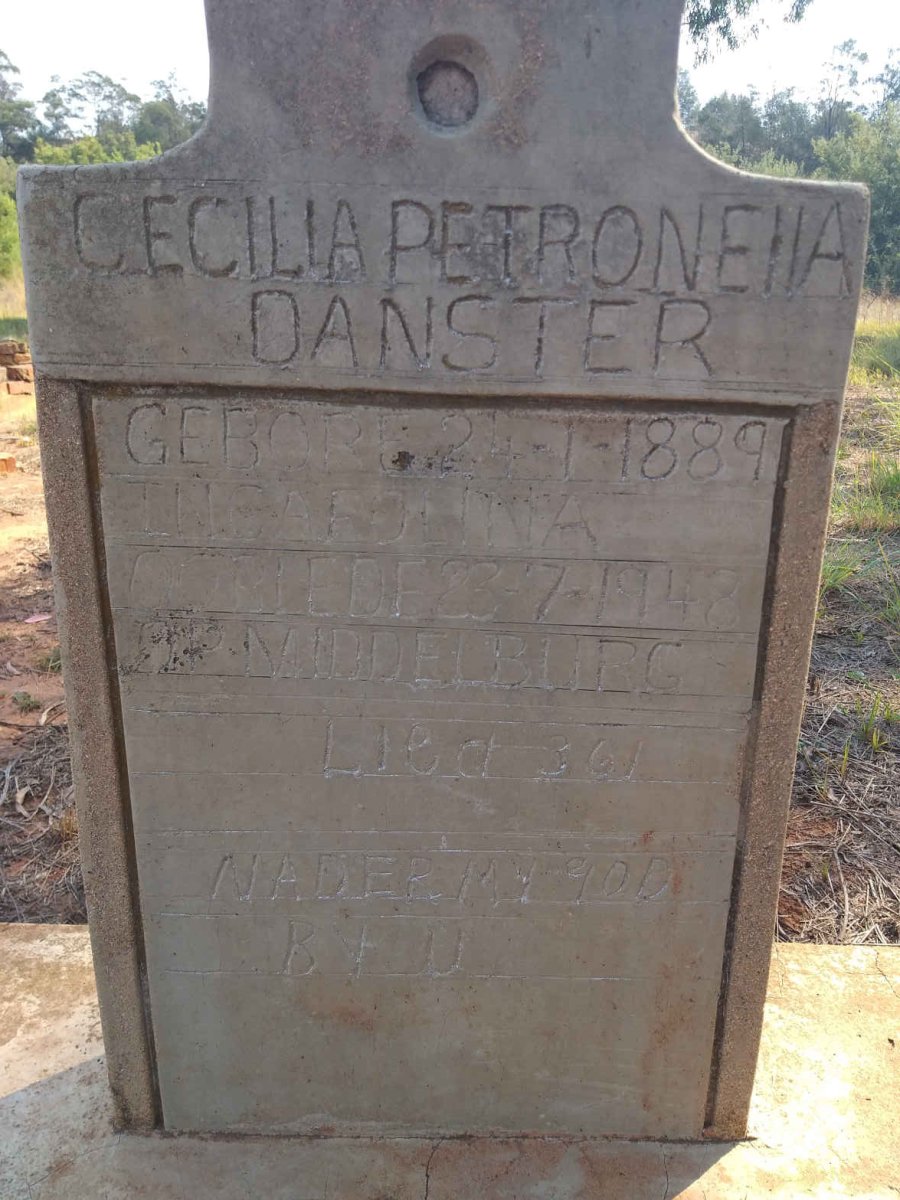 DANSTER Cecilia Petronella 1889-1948