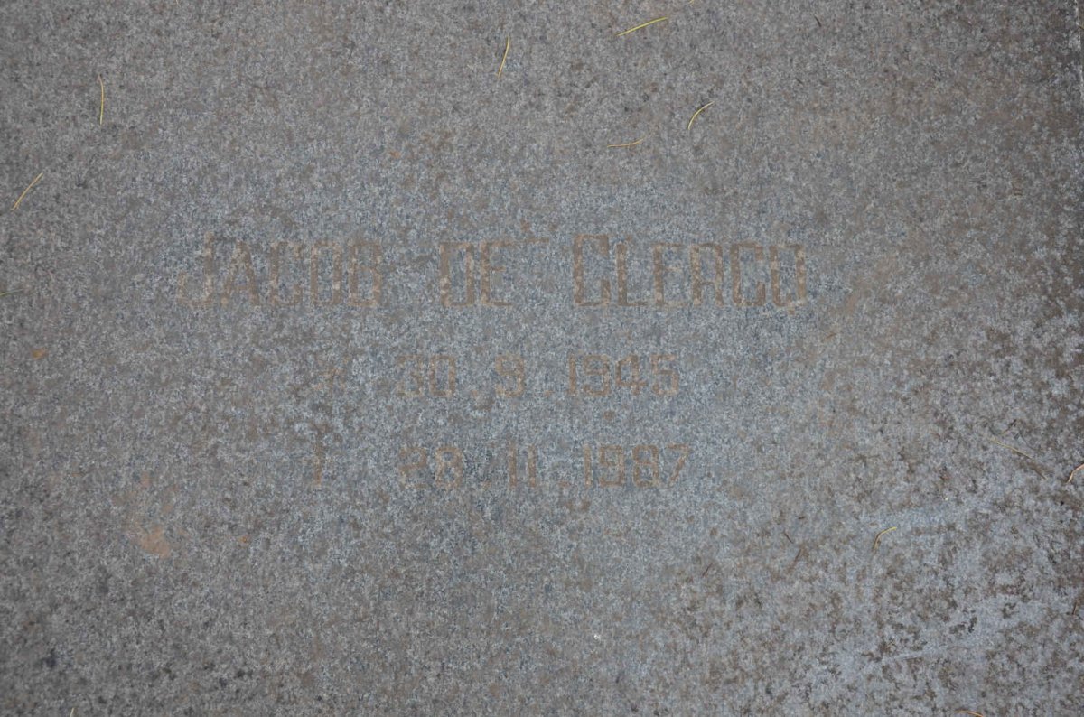 CLERCQ Jacob, de 1945-1987