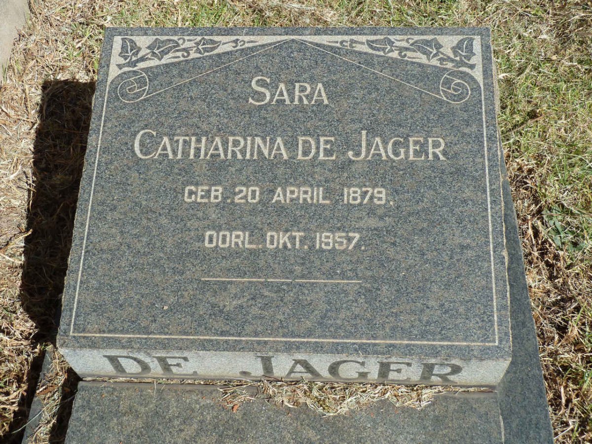 JAGER Sara Catharina, de 1879-1957
