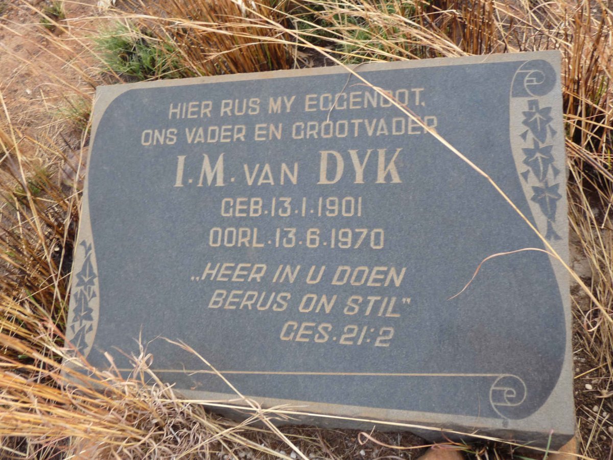 DYK I.M., van 1901-1970