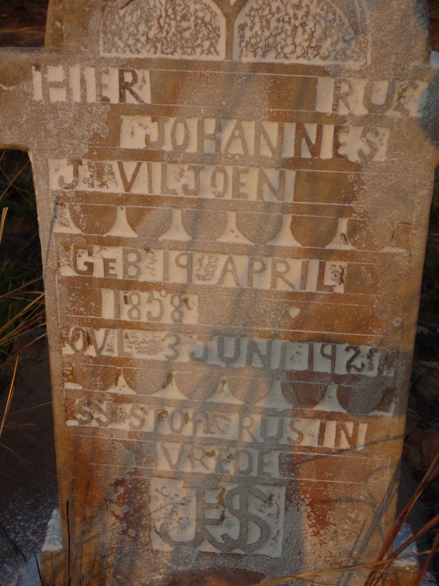 VILJOEN Johannes J. 1858-1927