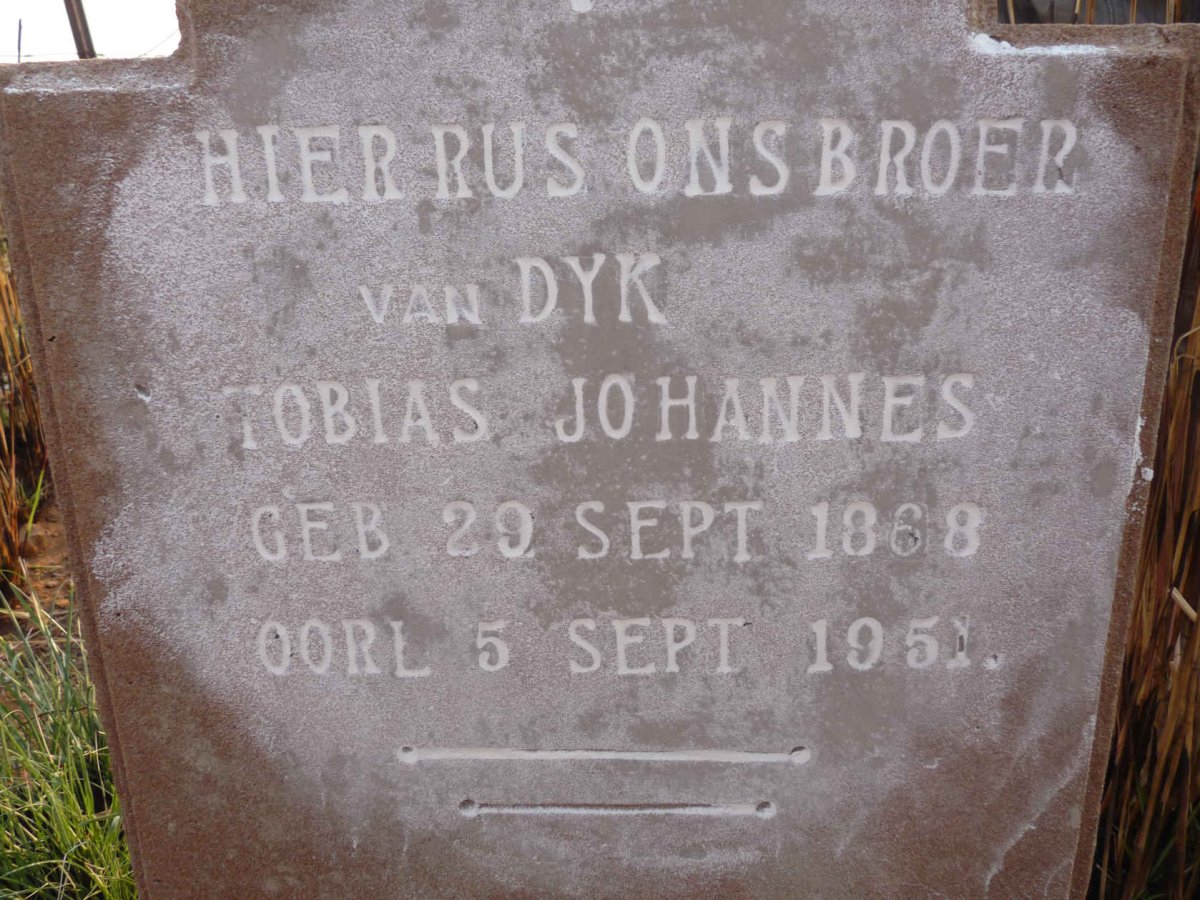 DYK Tobias Johannes, van 1868-1951