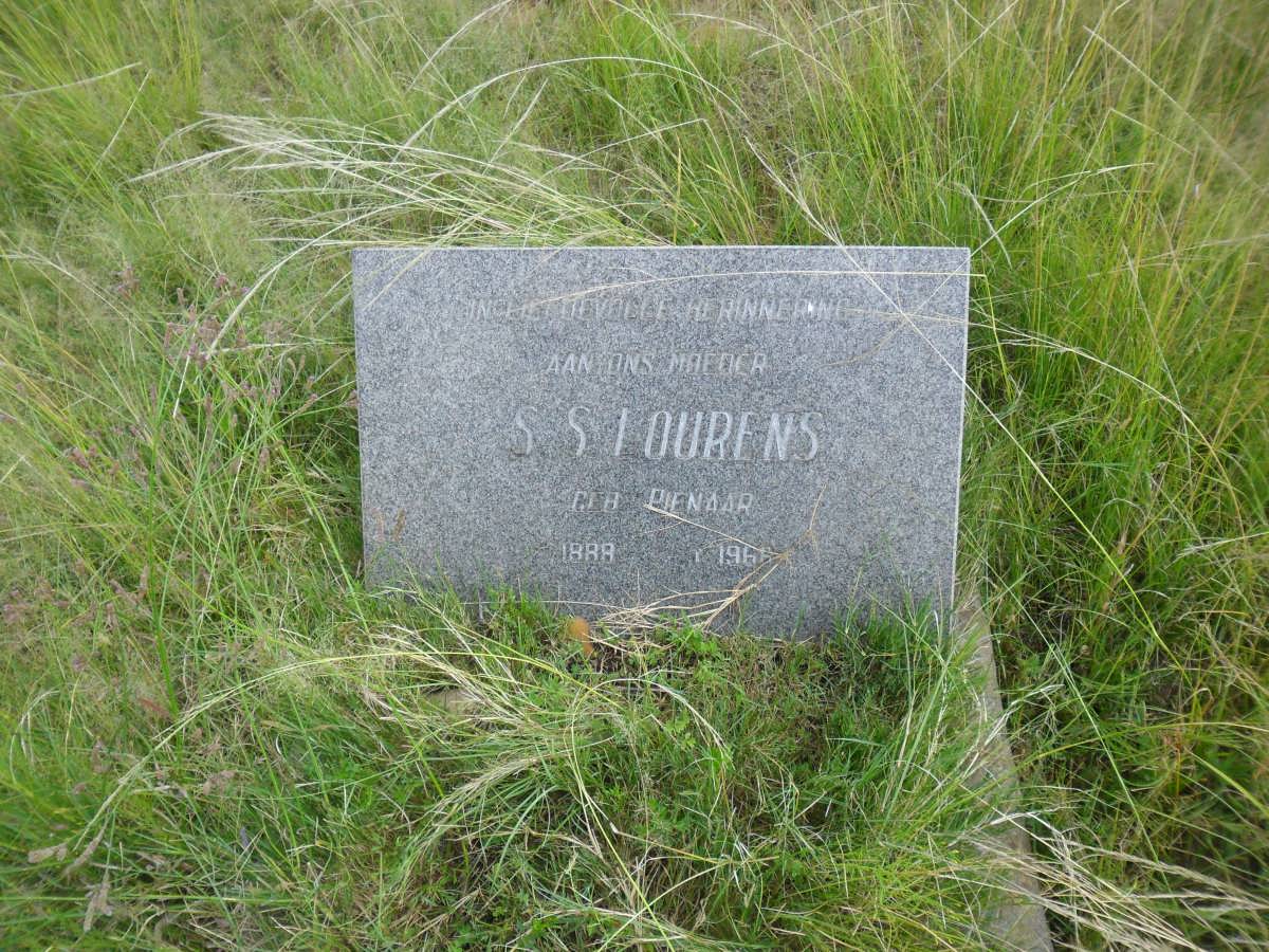 LOURENS S.S. nee PIENAAR 1888-1966