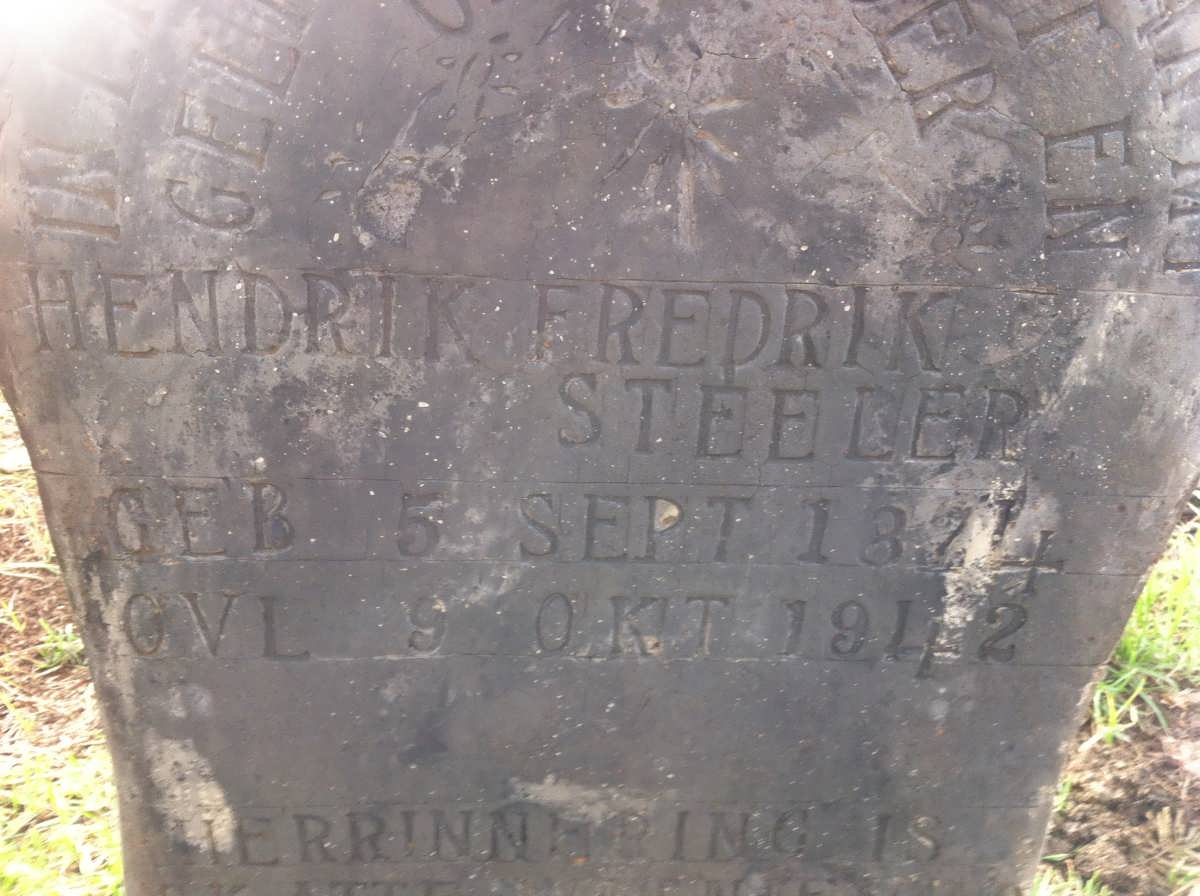 STEELER Hendrik Fredrik 1874-1942