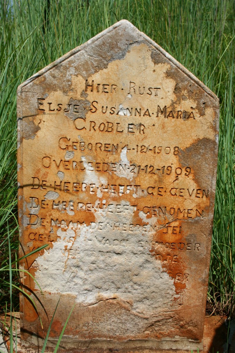 GROBLER Elsje Susanna Maria 1908-1909