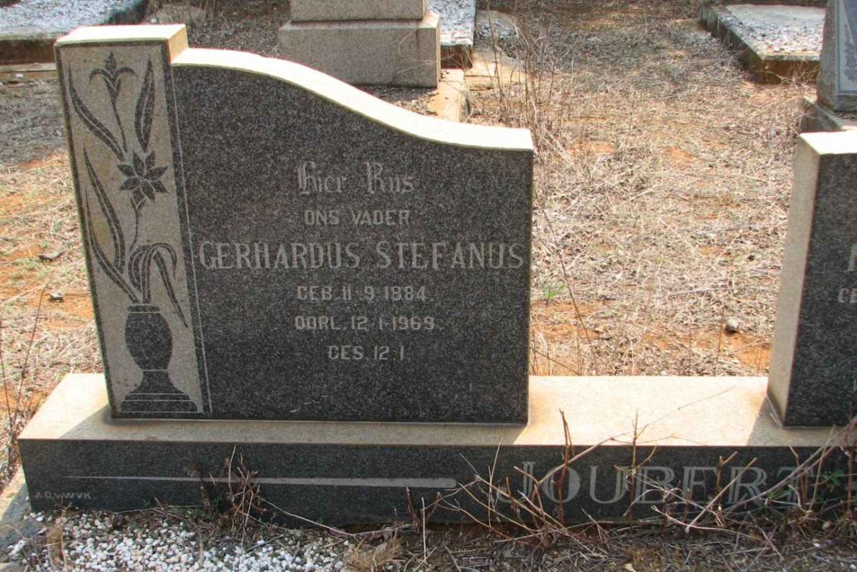 JOUBERT Gerhardus Stefanus 1884-1969 