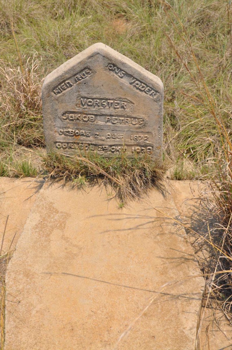 VORSTER Jakob Petrus 1872-1938