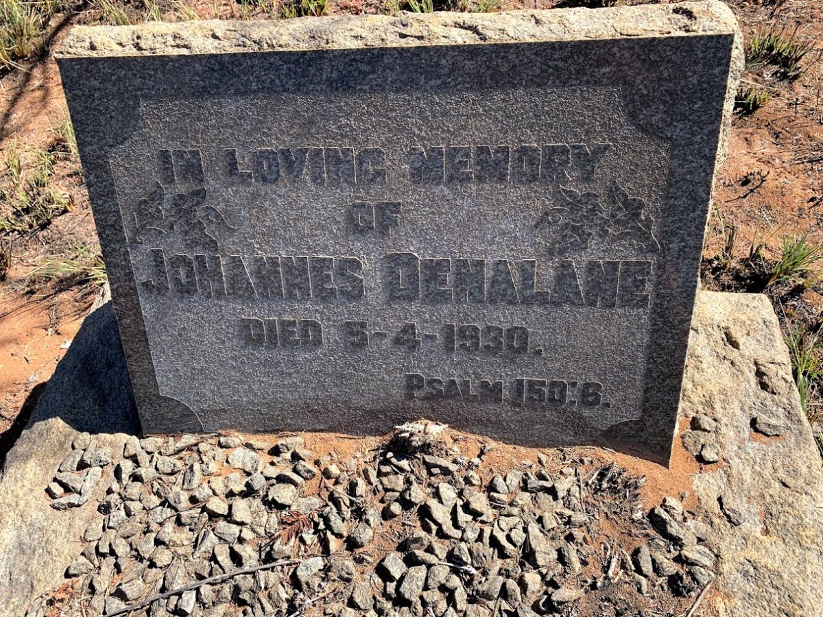 DENALANE Johannes -1930