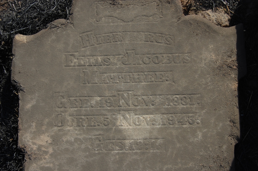 MATTHEE Elias Jacobus 1881-1943