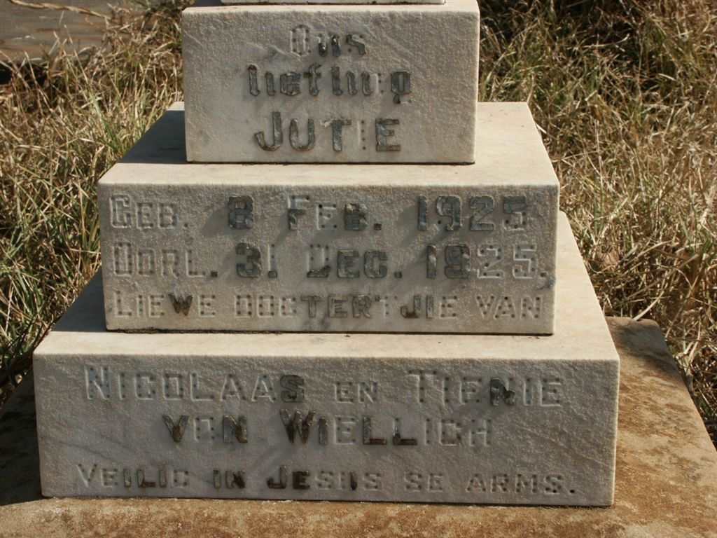 WIELLIGH Jutie, von 1925-1925
