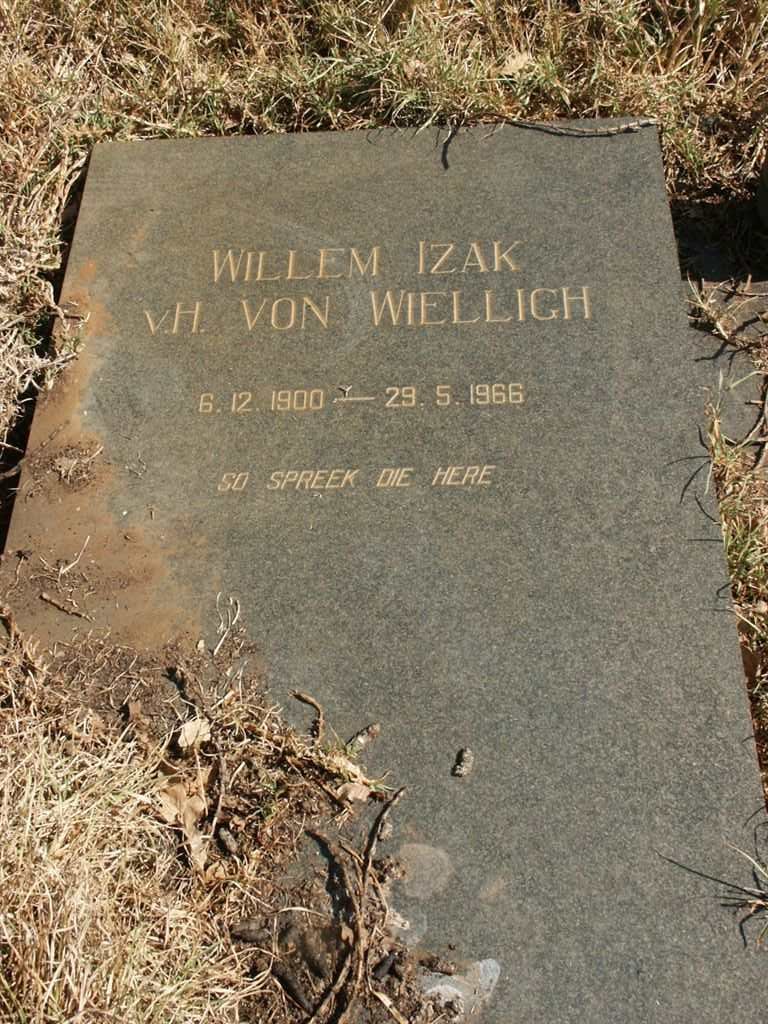 WIELLIGH Willem Izak v.H., von 1900-1966 & Maria Magdalena 1911-1995