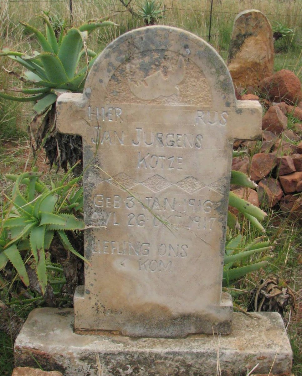 KOTZE Jan Jurgens 1916-1917