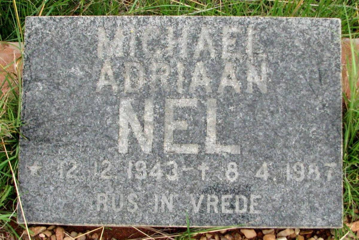 NEL Michael Adriaan 1943-1987