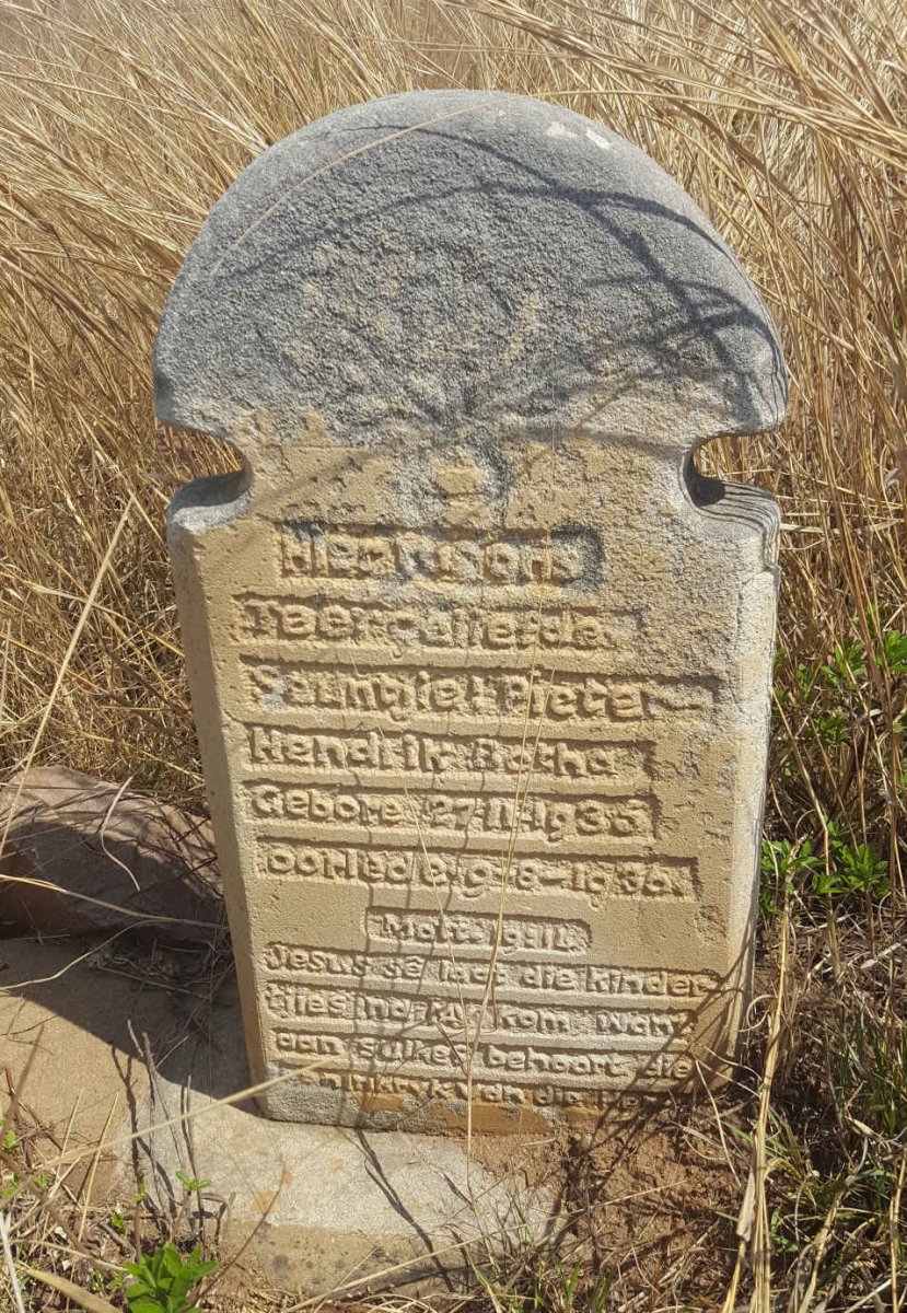 BOTHA Pieter Hendrik 1935-1936