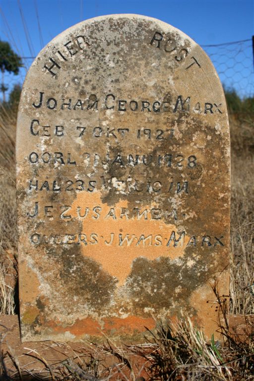 MARX Johan George 1927-1928