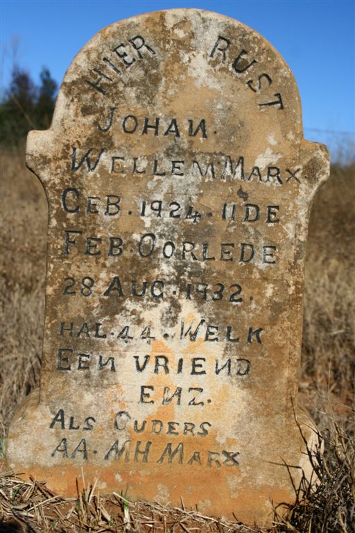MARX Johan Wellem 1924-1932